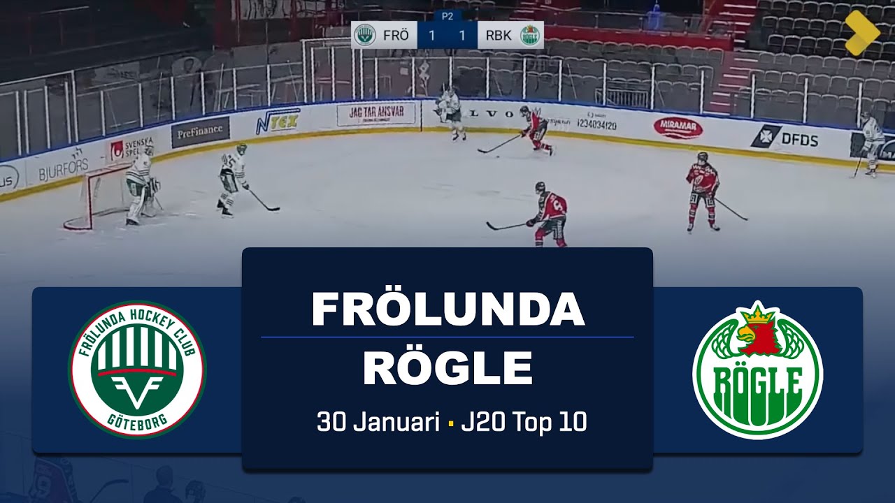 🎩 Hat-trick av Nils Bartholdsson! | Frölunda - Rögle 3-5 | J20 Nationell Top 10 HIGHLIGHTS