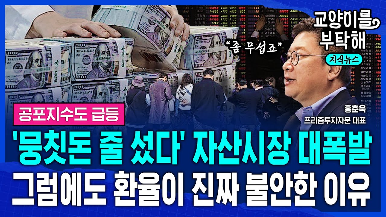 [지식뉴스 EP.81] 자산시장 대폭발 &ldquo;국장&bull;미장 모두 뭉칫돈 줄 섰다&rdquo;...그럼에도 고환율이 진짜 불안한 이유 (ft.홍춘욱 프리즘투자자문 대표) / 교양이를 부탁해