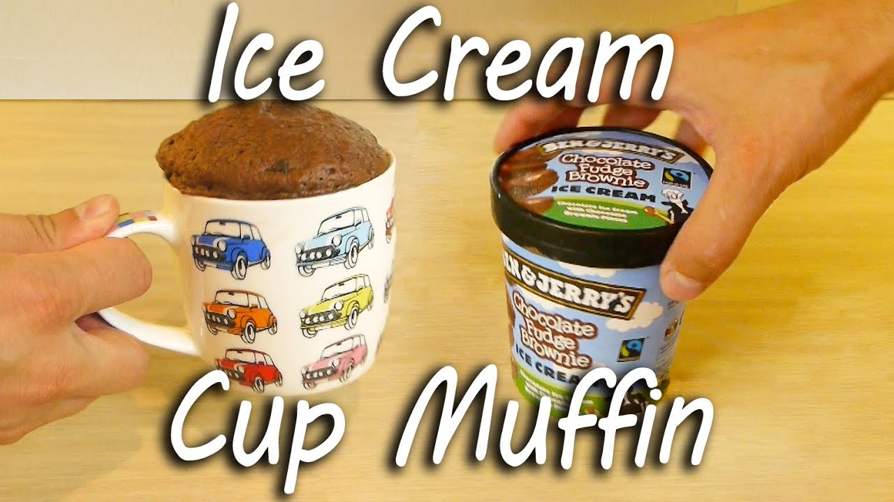 Chocolate Ice Cream Muffin in a Cup