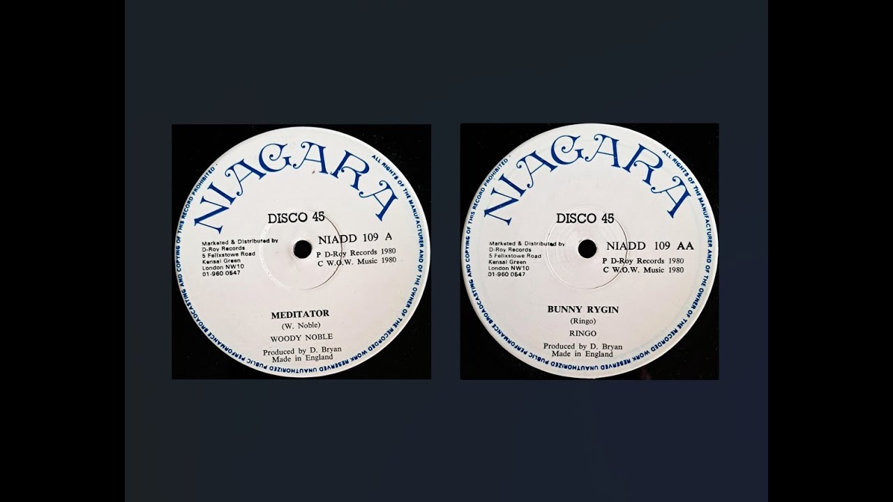 Woody Noble - Meditator / Ringo - Bunny Rygin & Version (D. Bryan - Niagara 1980 12")