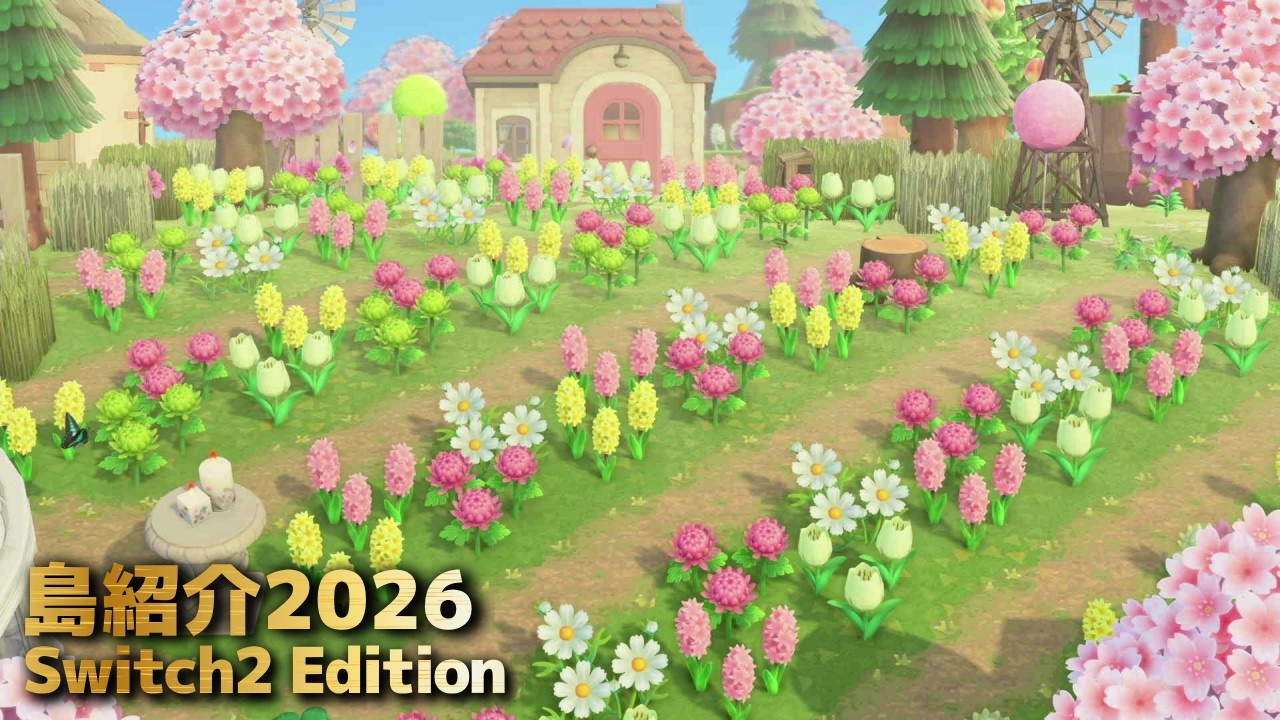 【あつ森】島紹介2026 可愛い春のコテージコア【あつまれどうぶつの森】