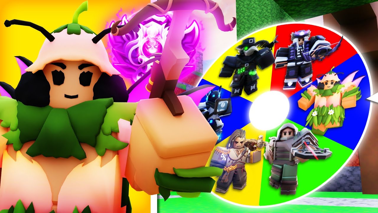 Это колесо выбирает мой набор для дальнего боя в рейтинге.. (Roblox Bedwars)
