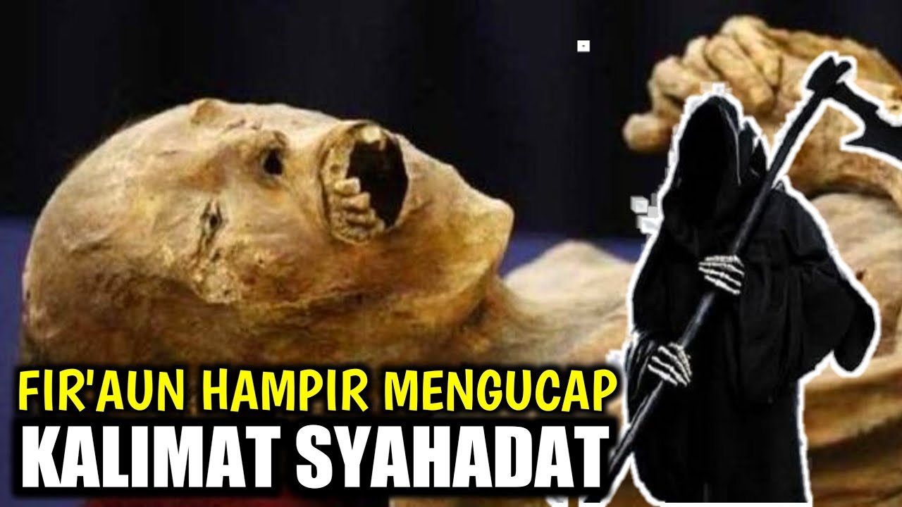 Alasan Malaikat Jibril menyumpal mulut Firaun Saat mau taubat