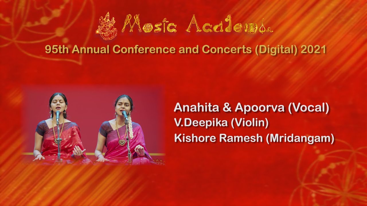 ANAHITHA APOORVA at THE MUSIC ACADEMY MADRAS 2021