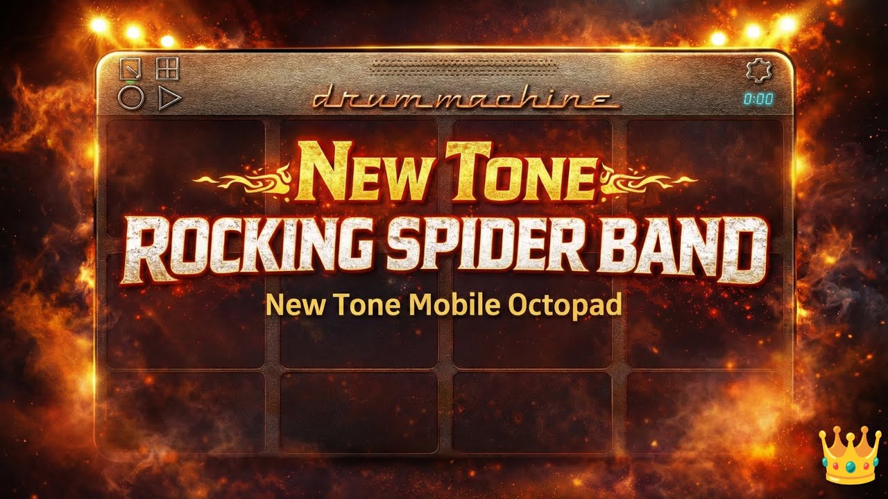 New Tone | Rocking Spider 🕸️ Band | Mobile Octapad Patch | Heetrhythms 