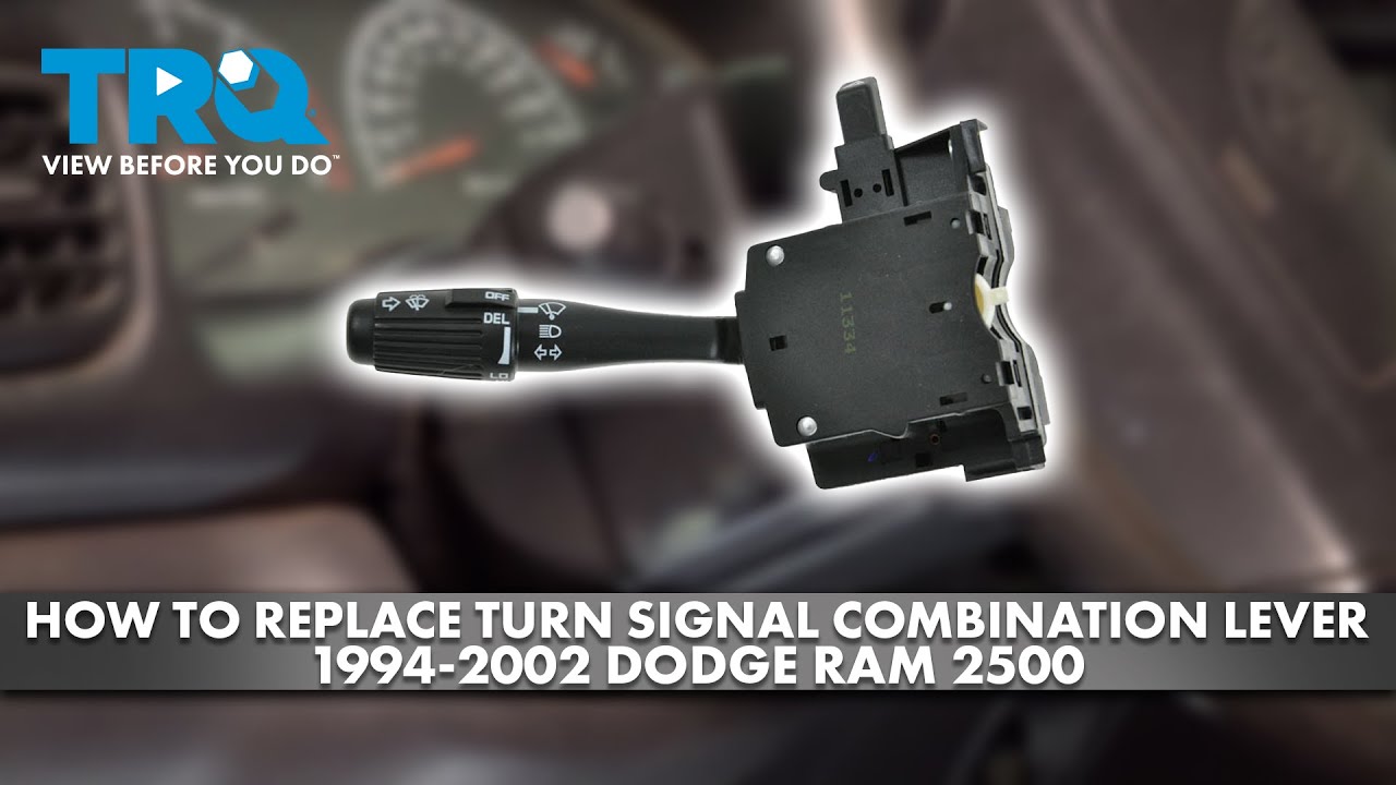 Как заменить рычаг указателя поворота на Dodge Ram 2500 1994-2002 годов