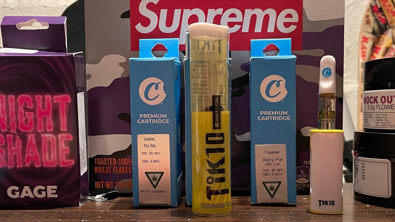 COOKIES BERRY PIE HYPE CARTRIDGES NEW BATTERY 🔋 TIK 10