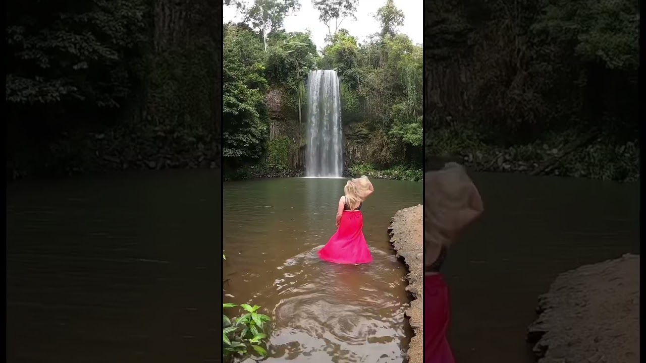 Check out Milla Milla Falls Atherton Tablelands North Queensland waterfall fun!