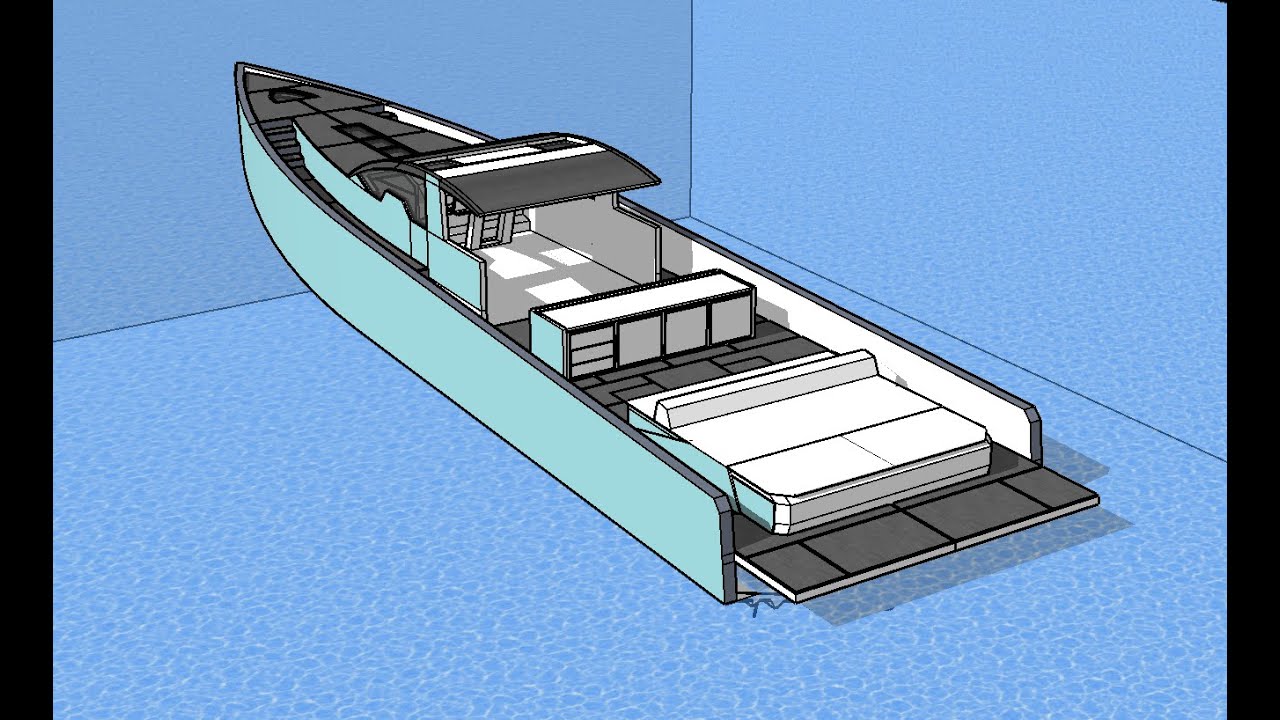 How to make a advanced yacht with a detailed hull