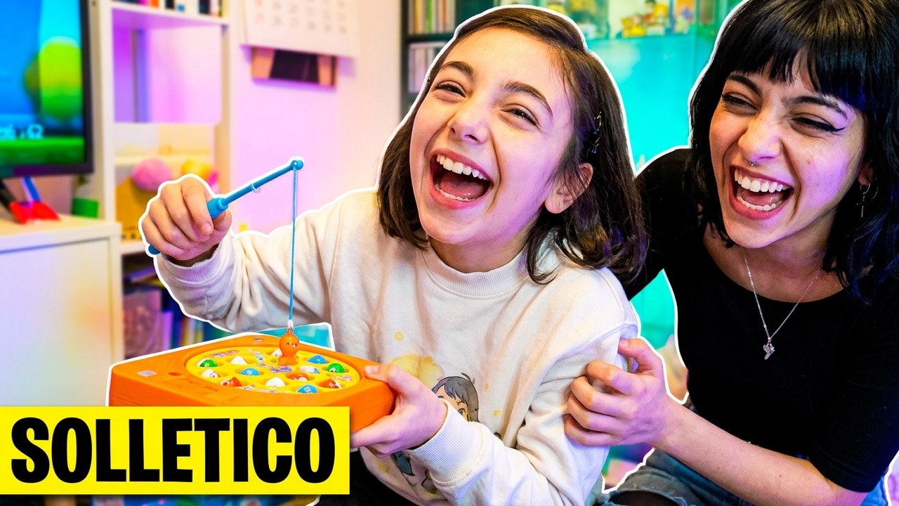 SOLLETICO CHALLENGE E PESCA PESCIOLINI CON MELY MEMY MAMY: TEMPO SCADUTO, PENALITÀ, CHI VINCE