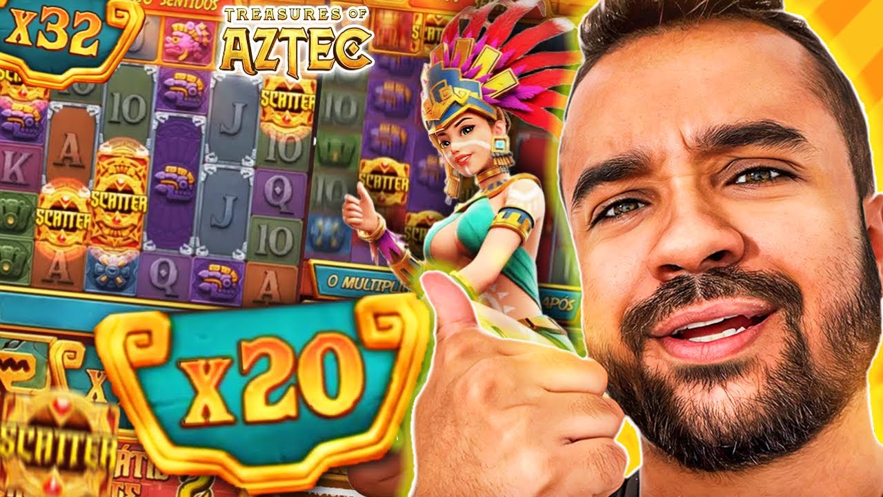 NUNCA VI ISSO! TREASURE OF AZTEC &Eacute; O MELHOR JOGO DA PG?