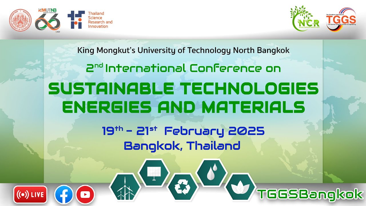 [LIVE] 2nd International Conference on Sustainable Technologies, Energies and Materials - Part 1