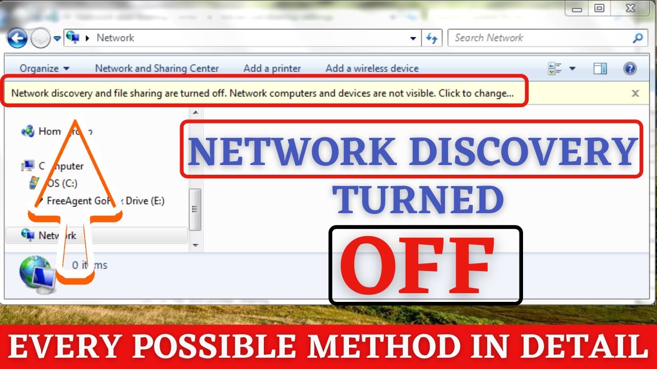 Network discovery is turned off Windows 10 | how to turn on network discovery