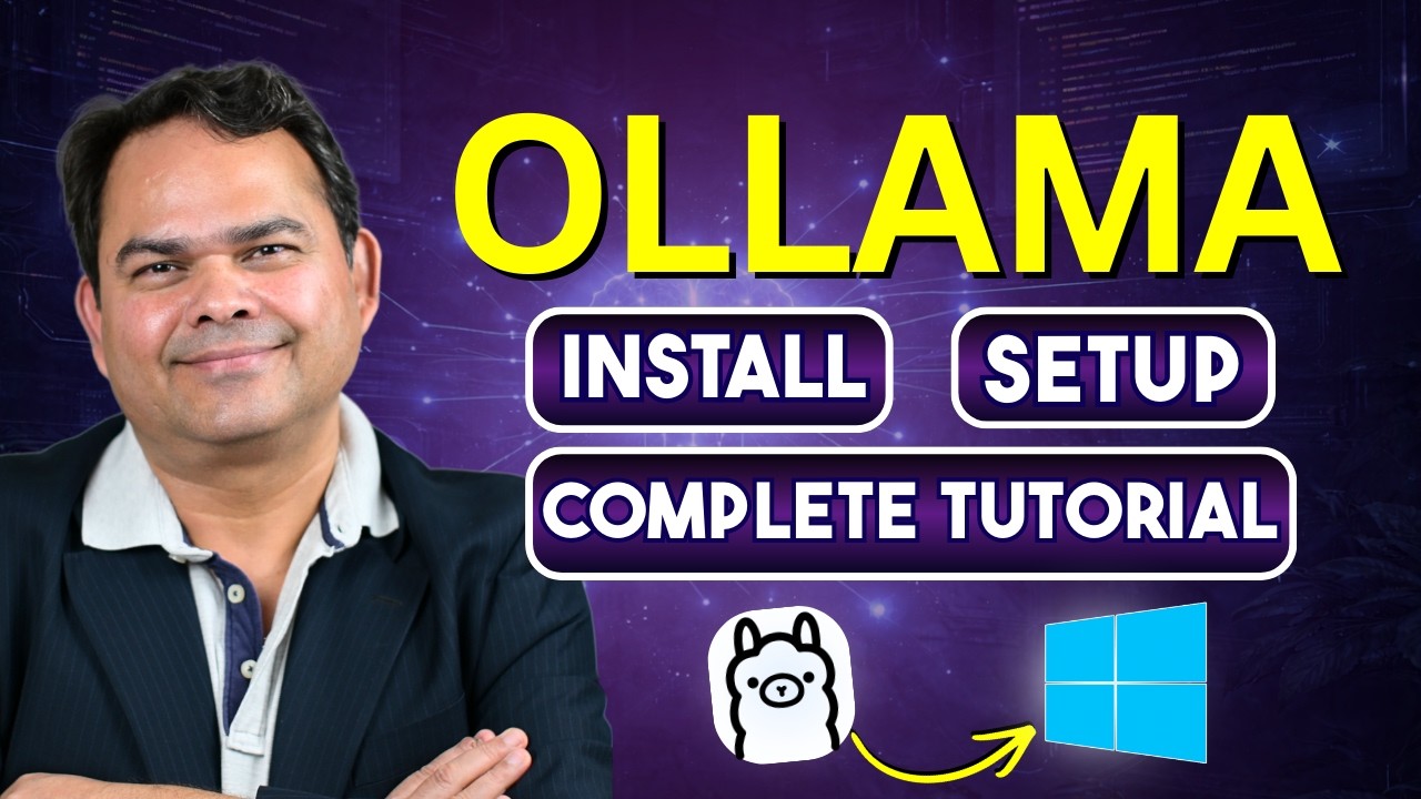 Ollama Install, Setup & Tutorial for Beginners, in Hindi - Windows Local LLM Full Guide