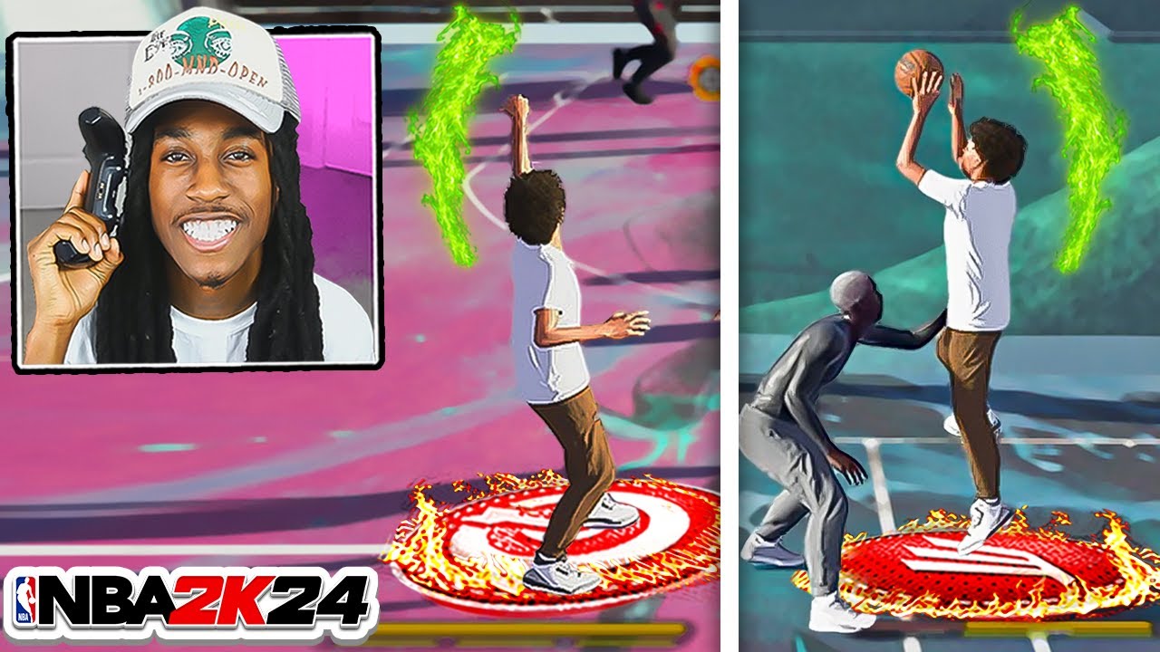 HALFCOURT GREENS & FLOATERS W/ My 6'4 POINT GOD In NBA 2k24
