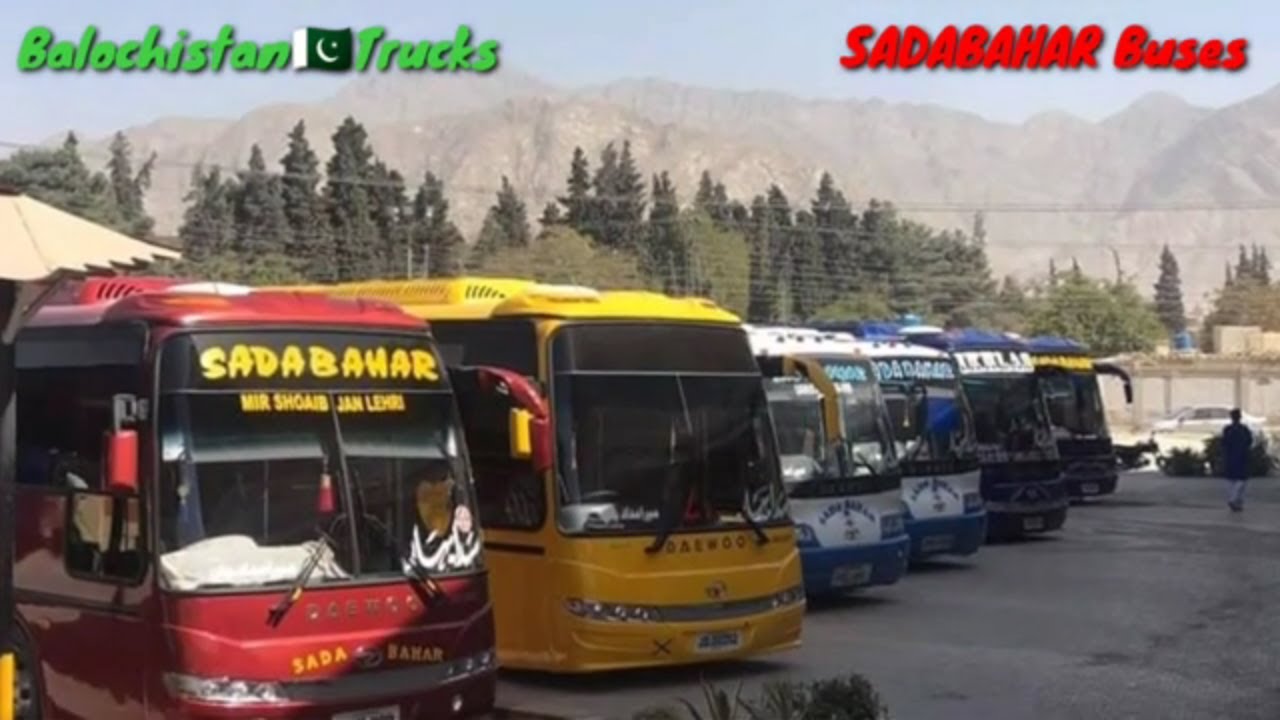 Collection of SADABAHAR Coaches|Sadabahar Daewoo Buses & Terminal Quetta |Balochistan Trucks