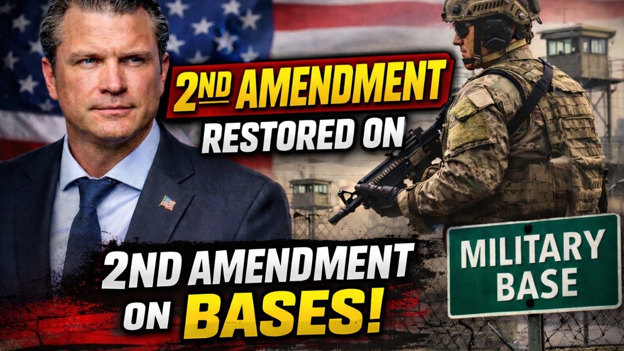 HUGE NEWS: Hegseth Orders Major Second Amendment Shift on Military Bases