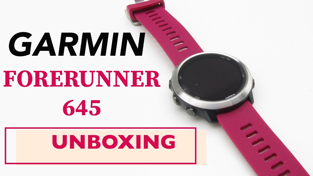 Garmin Forerunner 645 Music Unboxing HD (010-01863-31)