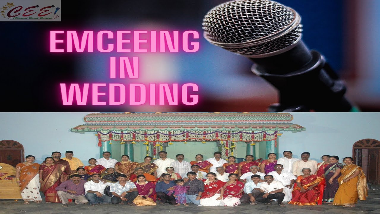 How to Emcee a Wedding | Tamil |How to be a Master of Ceremonies in Marriage Event | MC Thamizh