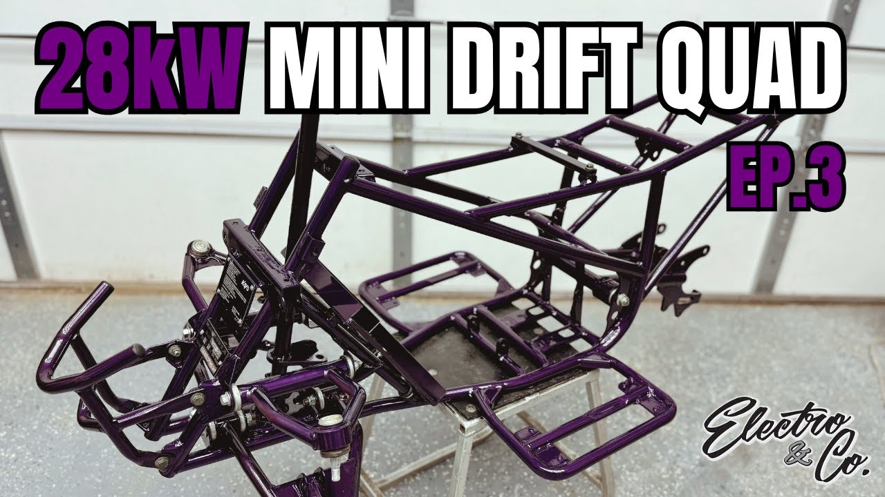 28kW Electric Mini Drift Quad Build - Part 3 (Fabrication and Paint)