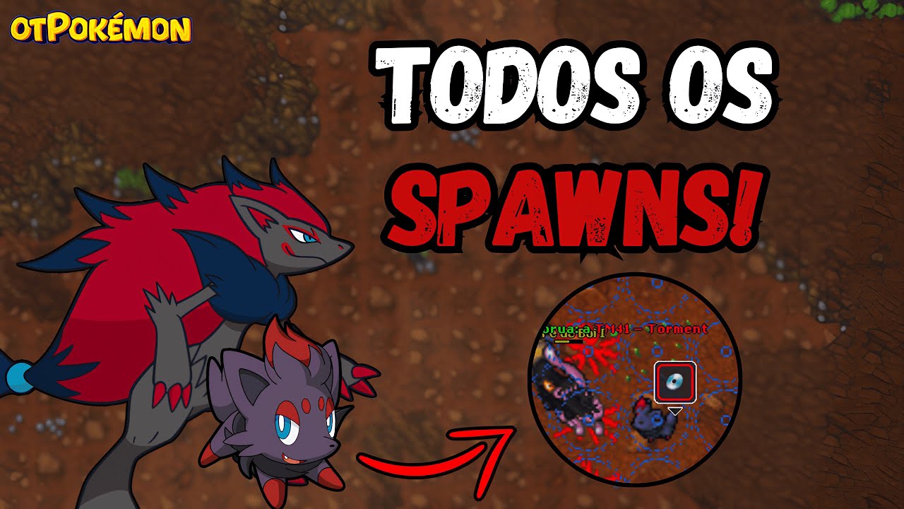 Todos os Spawns do ZORUA Atualizados! (ACHEI UM AO VIVO! 😱) | otPokémon