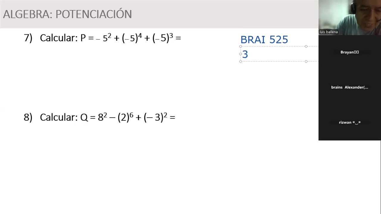 Clase 13. Nivel 5° 6° primaria: factorización, calculo mental 06022026