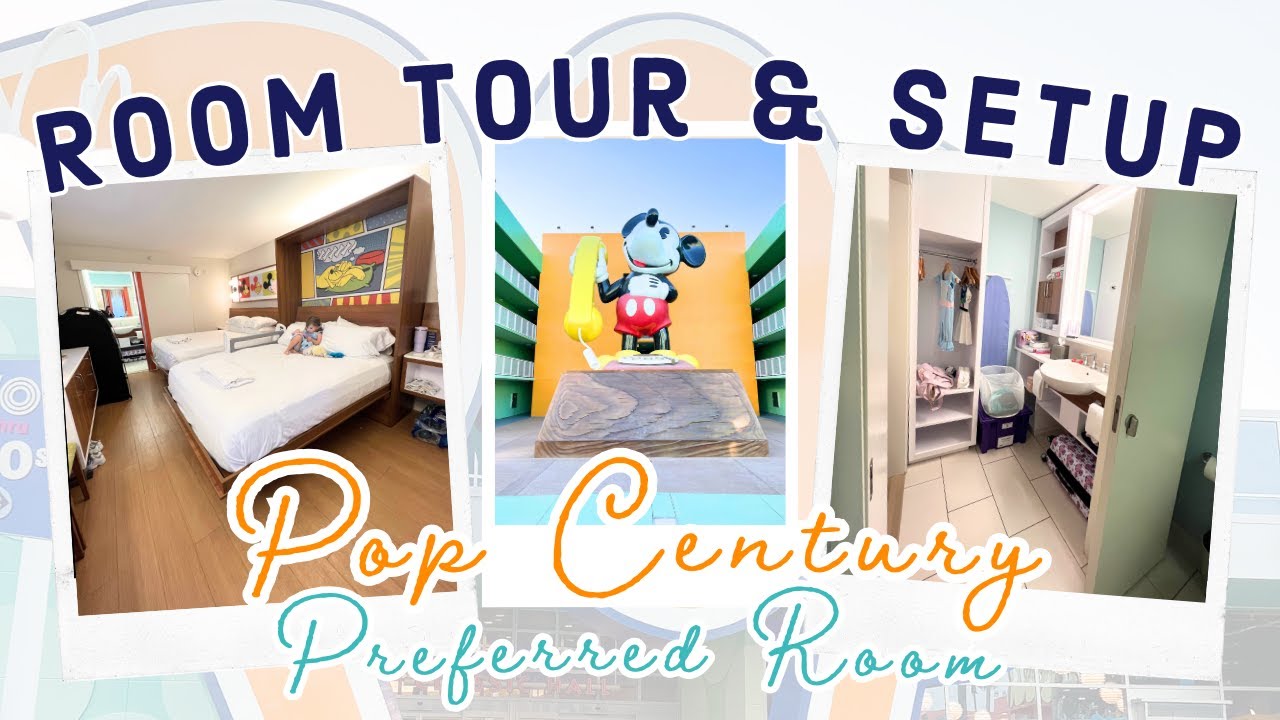 Экскурсия по избранным комнатам Disney Pop Century