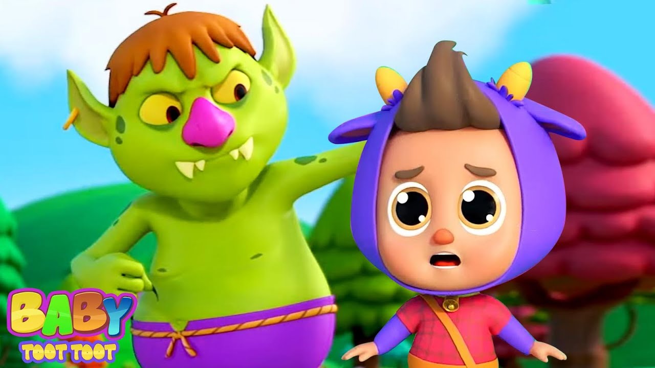 Three Billy Goats Gruff, Cartoon Videos and Stories for Kids