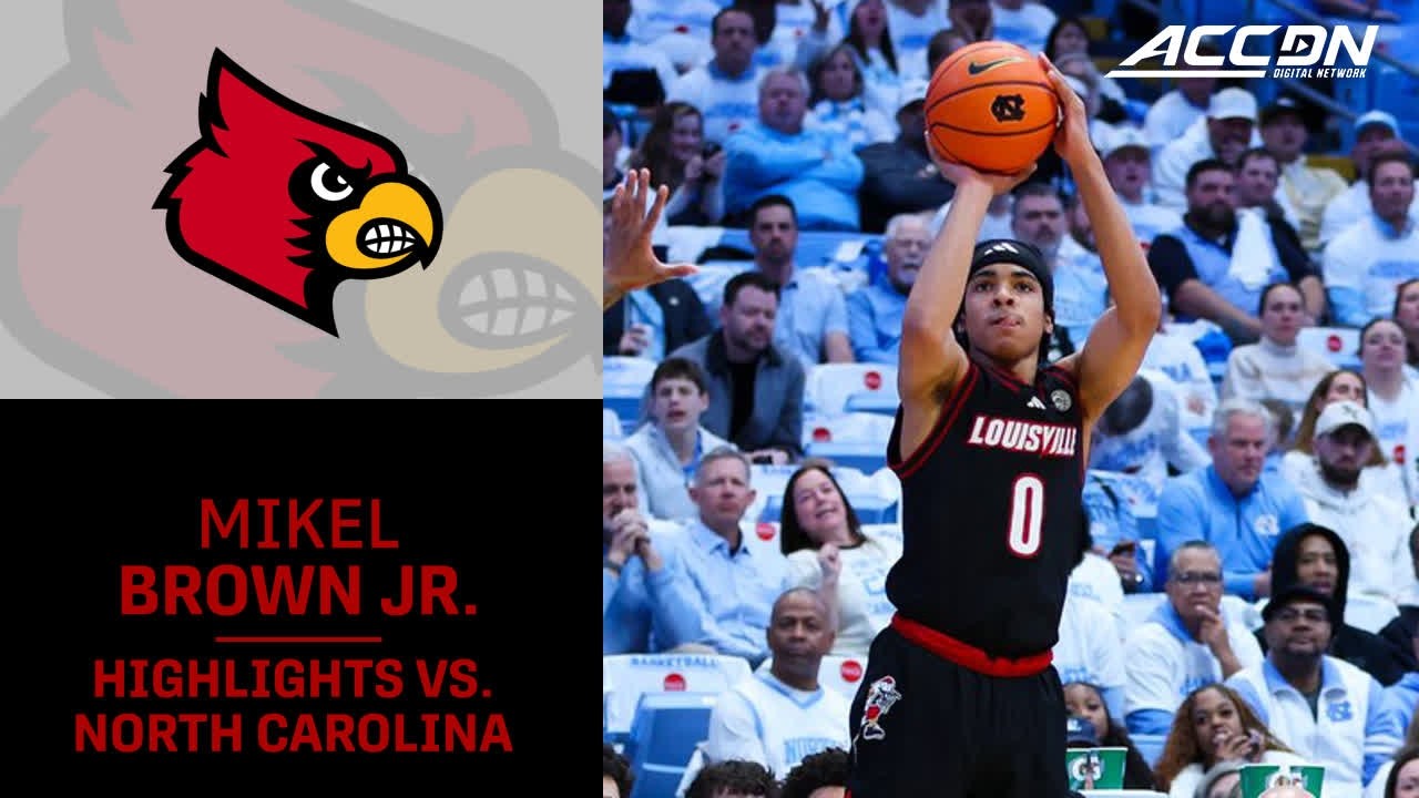 Louisville's Mikel Brown Jr. Highlights vs. North Carolina