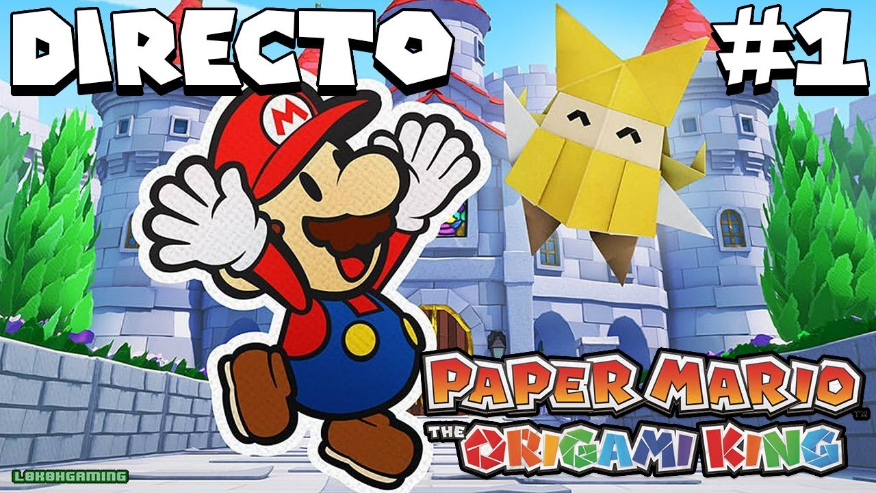 Paper Mario The Origami King - Directo #1 Español - Impresiones - Primeros Pasos - Nintendo Switch