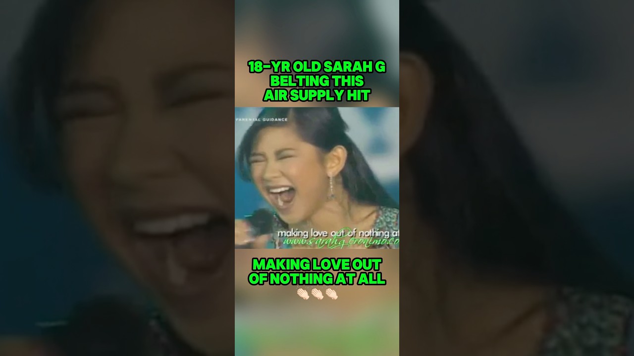 The best Sarah G! Wooh 👏🏻👏🏻👏🏻 #singer #sarahg #airsupply