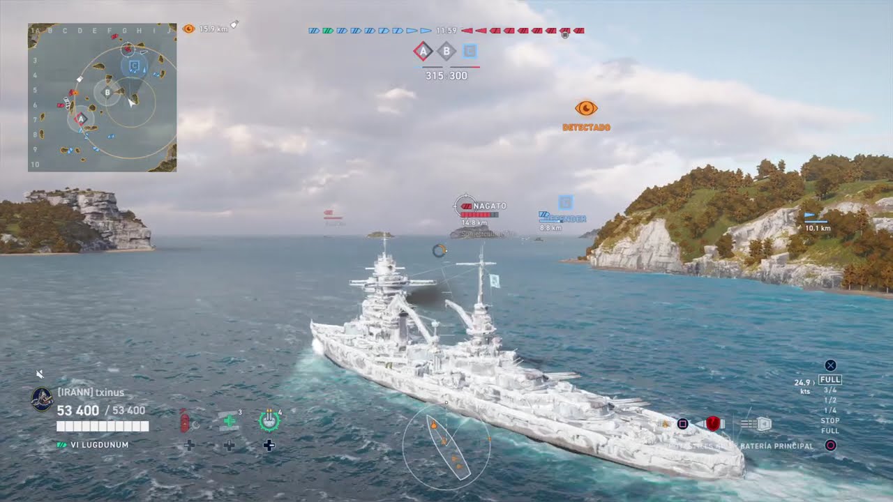 LUGDUNUM 4 KILLS 126K DMG  World of Warships: Legends