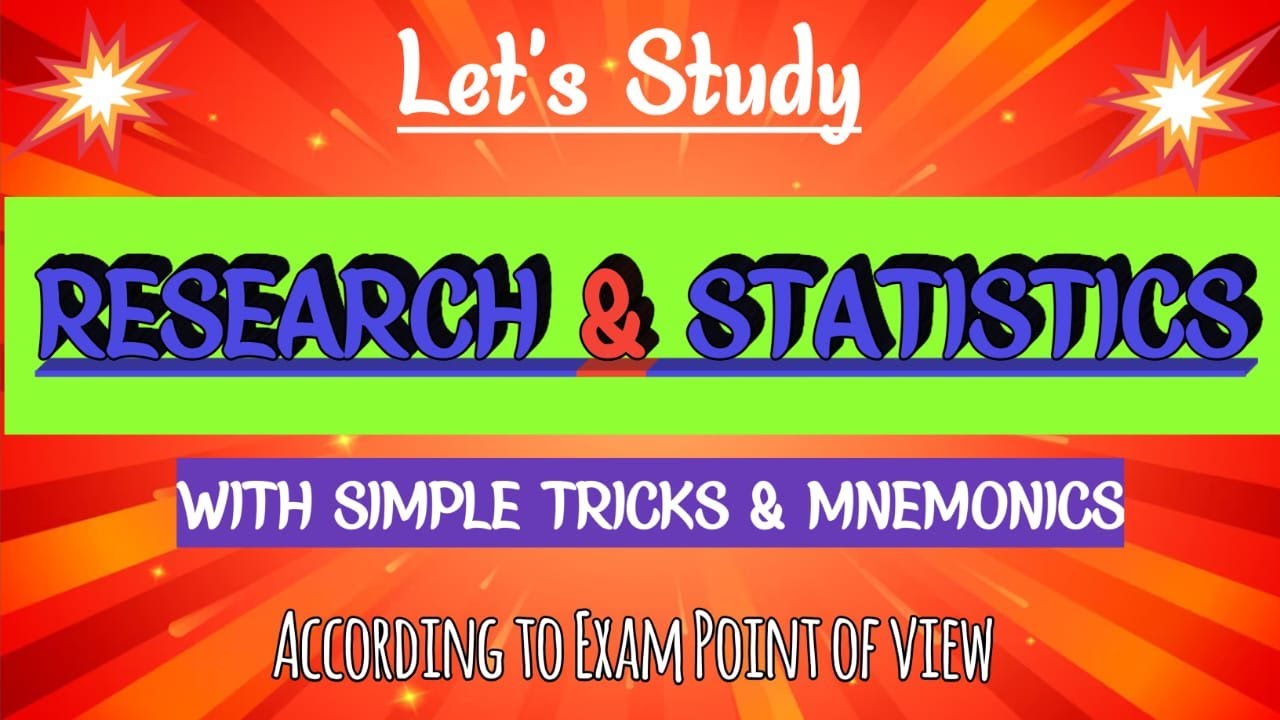 How to Study Research & Statistics for exam ।। BAMS final year ll According to exam point of view