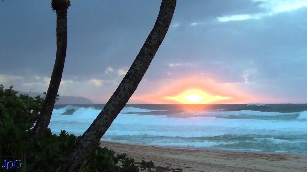 A North Shore Sunset - Oahu, Hawaii