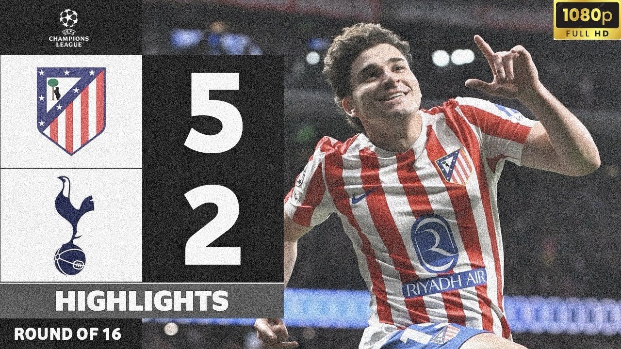⚽Atlético Madrid vs Tottenham Hotspur 5-2 | Extended Highlights | Champions League 2025-26