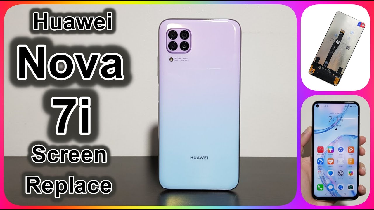 #repair disassembly #huawei #nova  7i LCD  ! #تغيير شاشه هواوى نوفا 7 اى