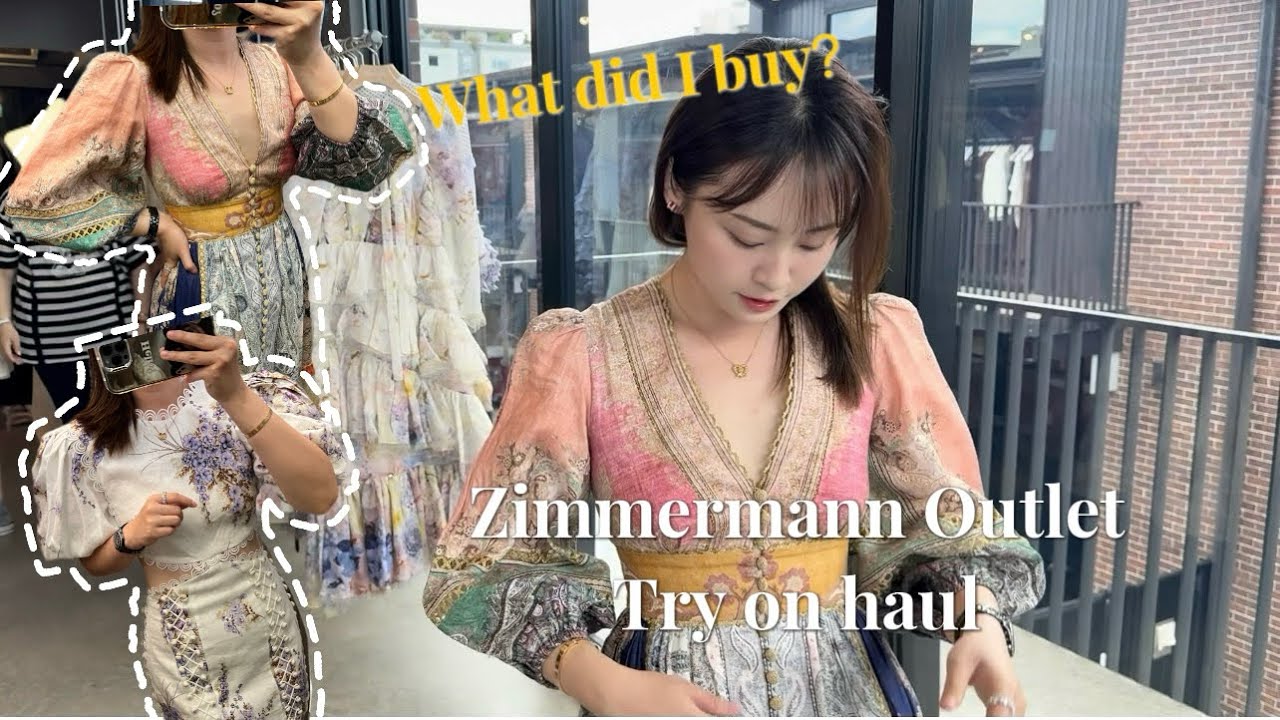 🛍️Vlog | zimmermann试穿 ｜黑五购物分享