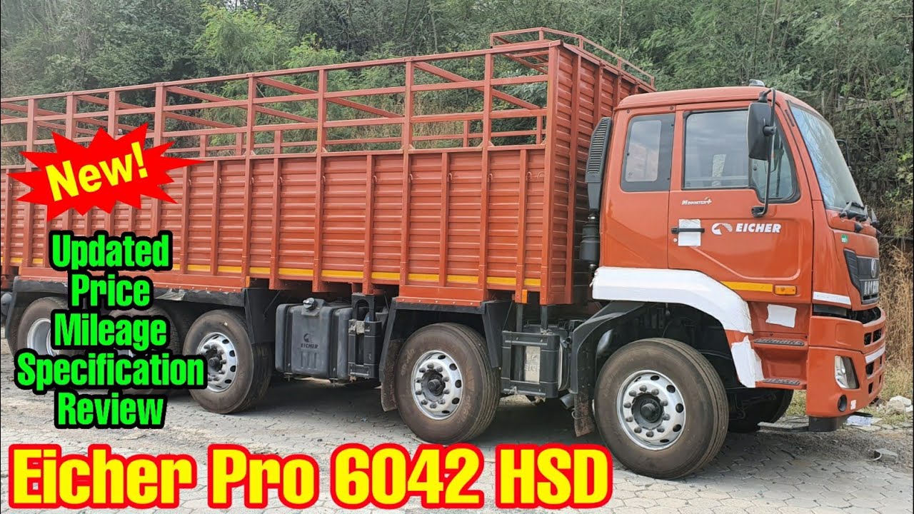 Eicher Pro 6042 HSD 42 Ton's GVW 🔥14 Wheeler Truck With M Booster Updated Price Mileage Review.