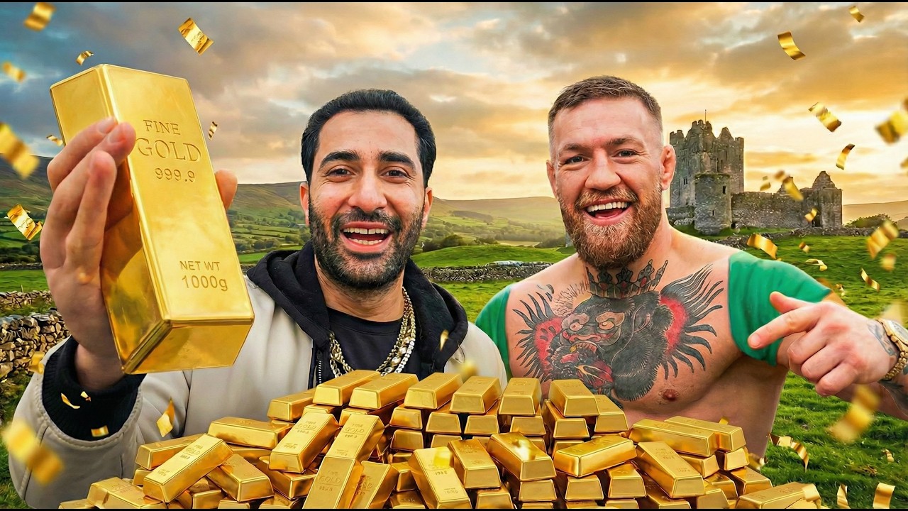 I WENT TO IRELAND TO GIVE AWAY GOLD WITH CONOR McGREGOR