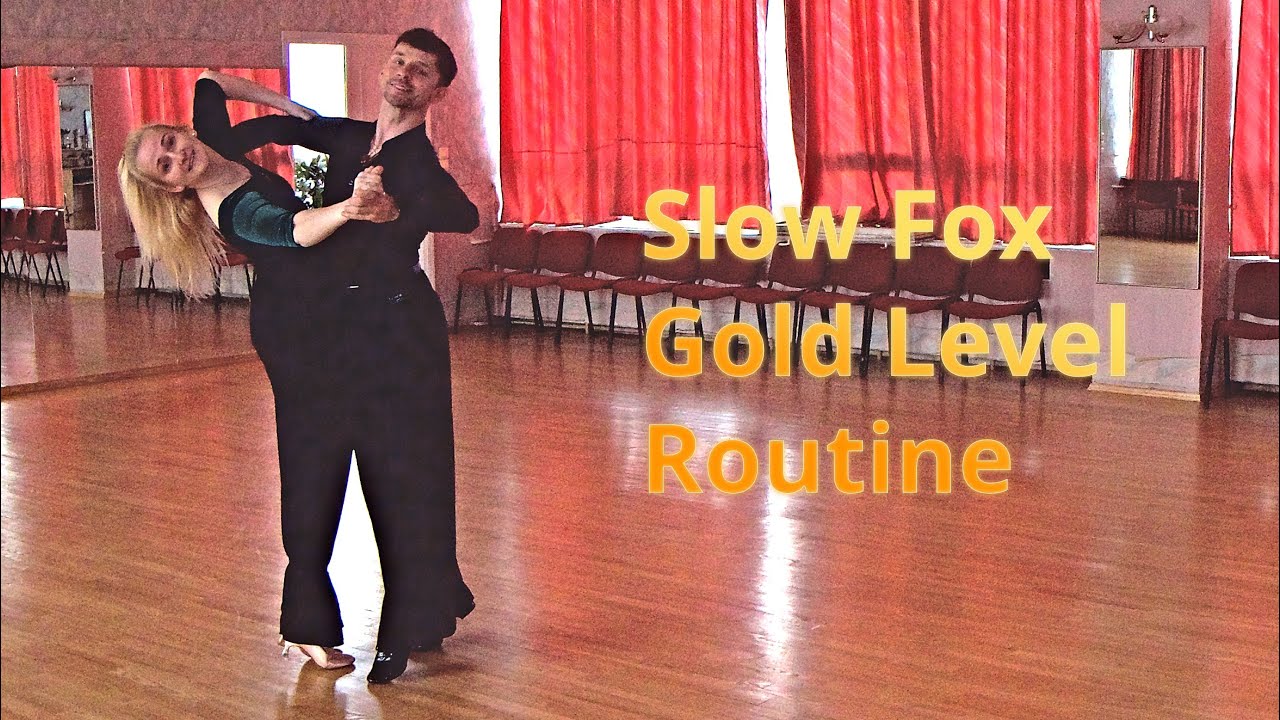 Slow Foxtrot Gold Level Choreography | Natural Weave, Natural Twist Turn
