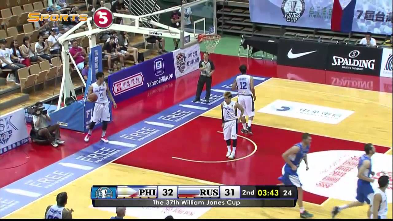 Philippines vs. Russia - Q2 | JONES CUP 2015