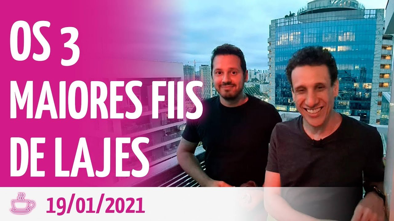 Lajes corporativas| top 3 MAIORES FIIs da Bolsa