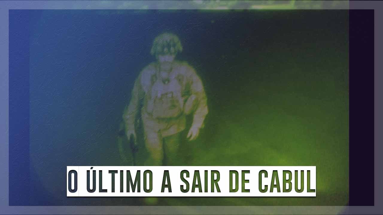 O último soldado dos EUA a sair de Cabul