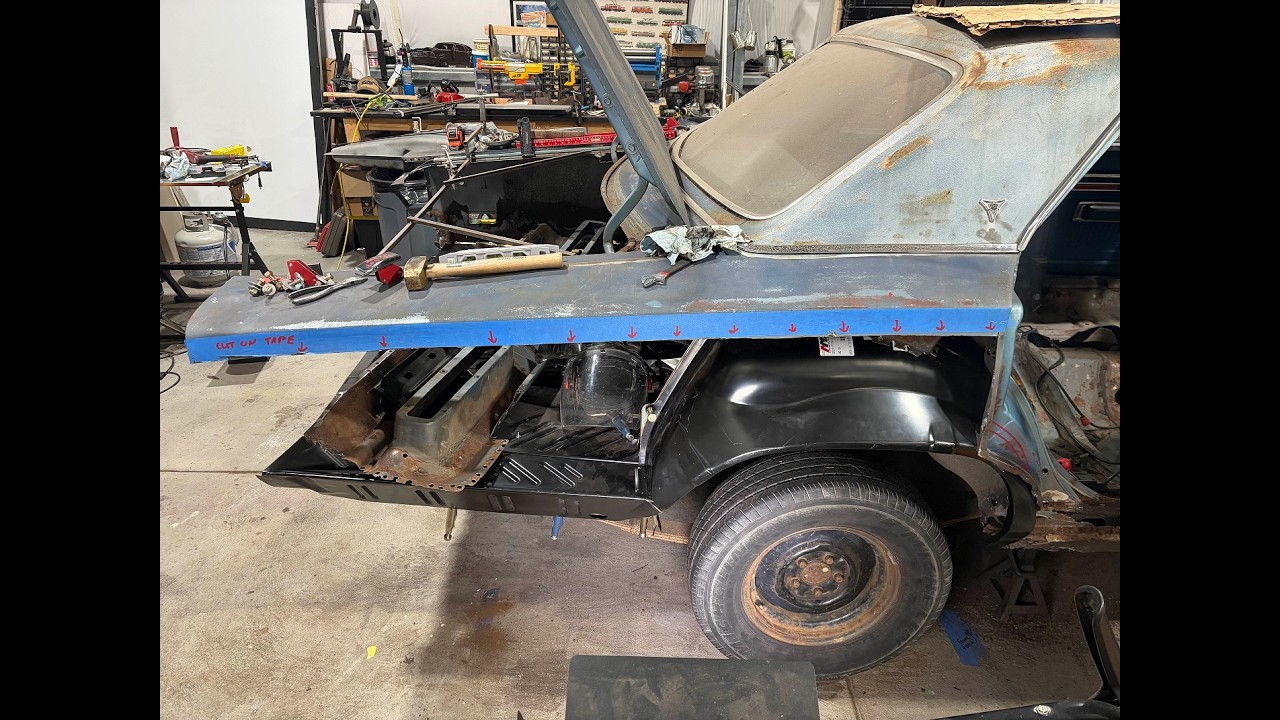 We're in the shop fixing more rust on my steaming pile of Dodge. The Crew Cab Charger (Part 45)