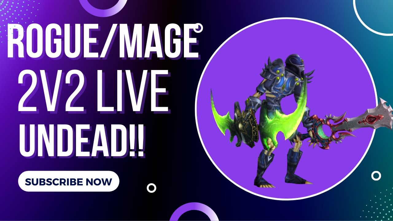 Gladiator Rogue/Mage 2v2 Arena TBC (Horde 2400+ games)