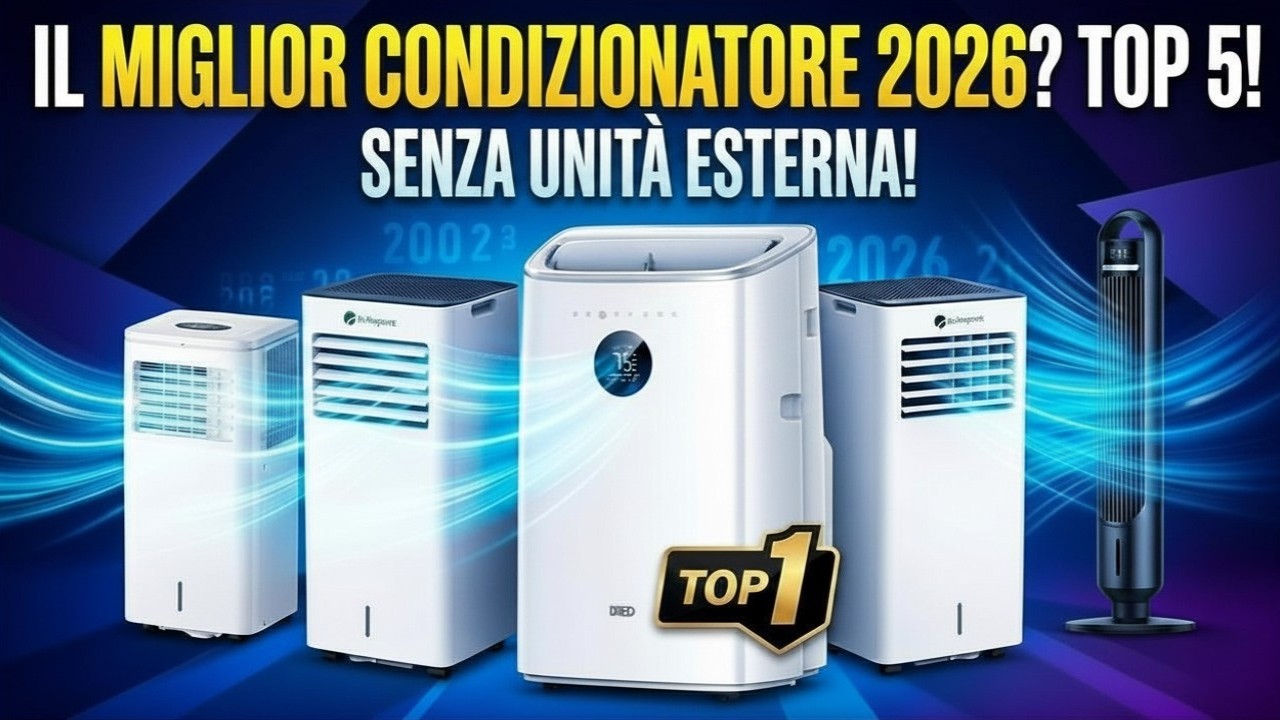 【2026】Il miglior condizionatore? TOP 5 climatizzatore senza unit&agrave; esterna!