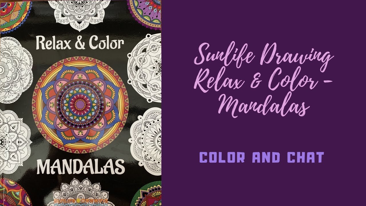 Sunlife Drawing - Color & Create Mandalas - Color and Chat