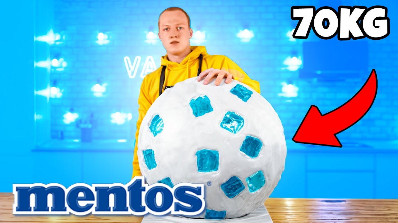 Ogromny Mentos | Jak zrobić największy na świecie Mentos od VANZAI