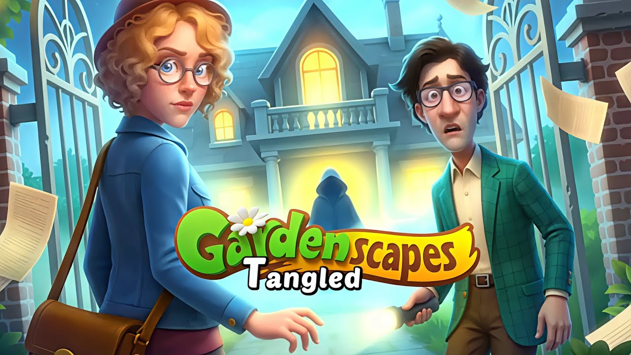 GARDENSCAPES New Acres | TANGLED Case | Gameplay Walkthrough