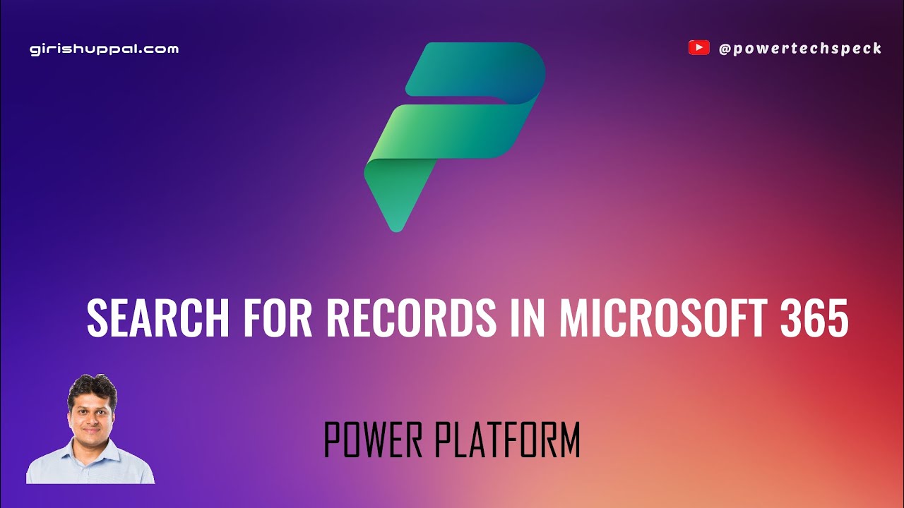 How to Search for records in Microsoft 365 apps with Dataverse contents?